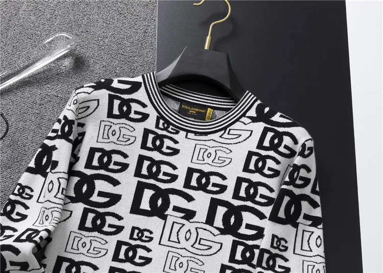 Dolce & Gabbana Sweater 12001 “Grey White” — photo 10 of 10