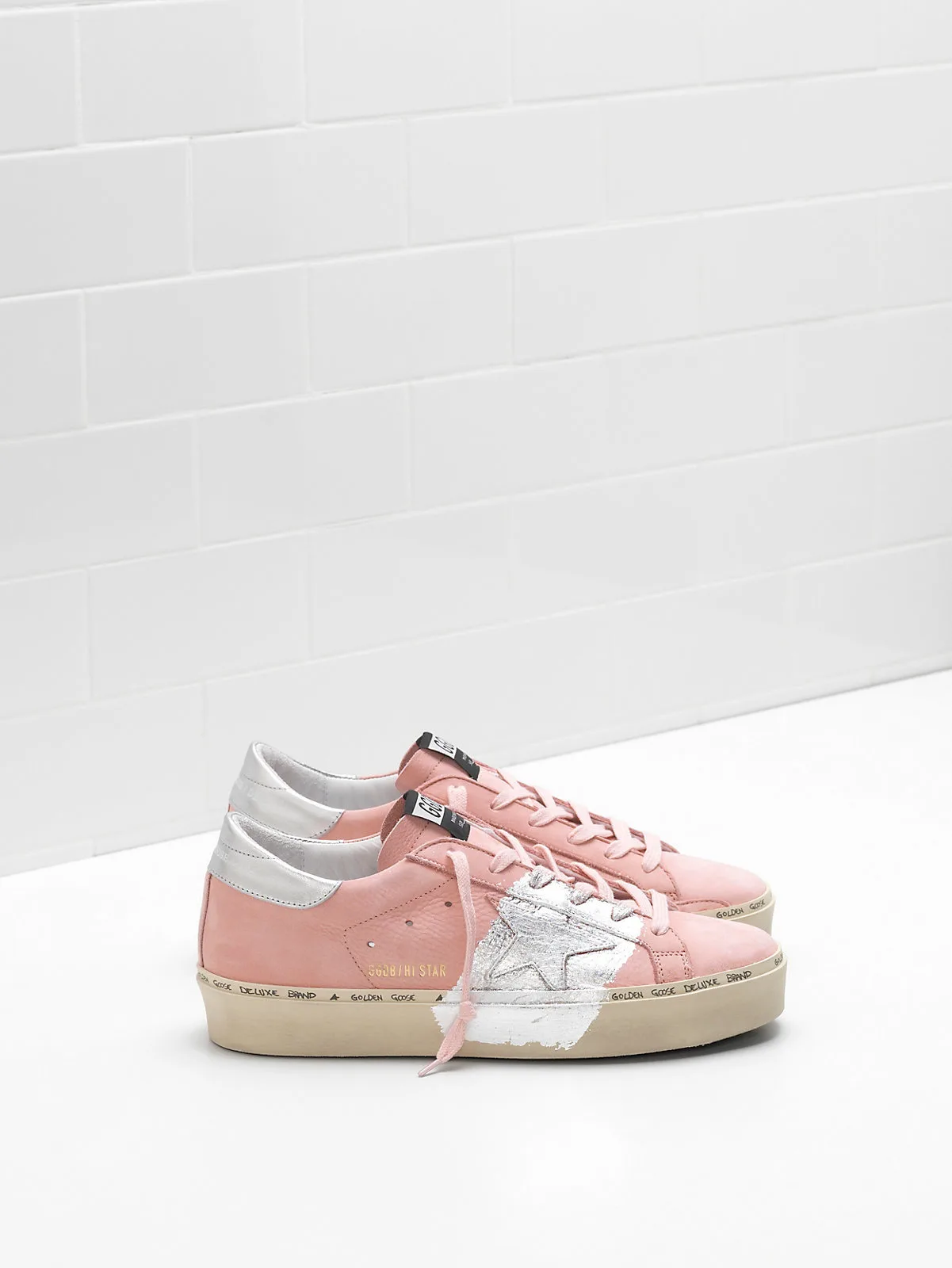 Golden Goose HI Star Sneakers G34ws945.c4 Upper “Silver” — photo 4 of 4