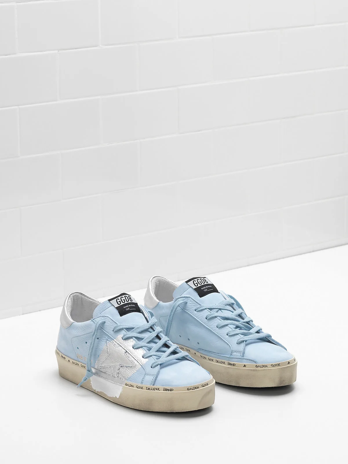 Golden Goose HI Star Sneakers G34ws945.c6 Upper “Silver” — photo 3 of 4