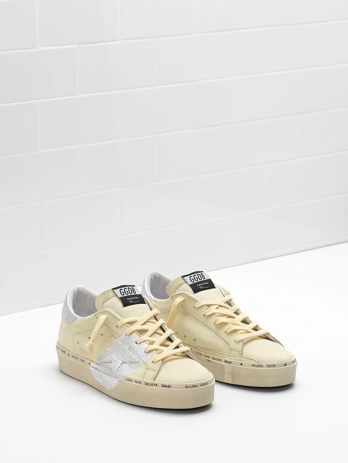 Golden Goose HI Star Sneakers G34ws945.c5 Upper “Silver” — photo 3 of 4