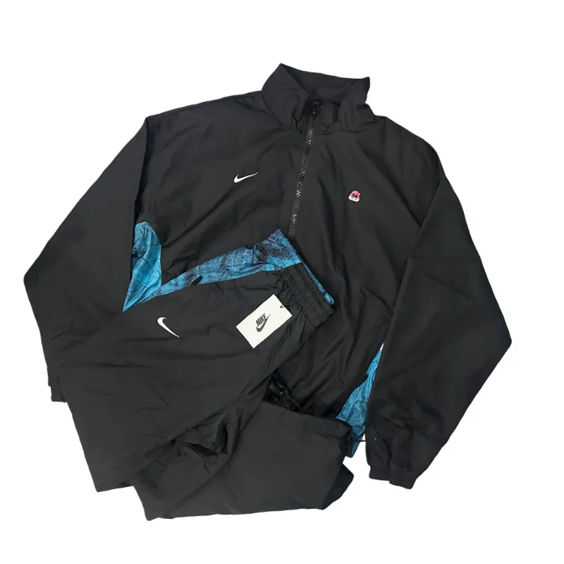 Nike Woven Track Jacket & Pants Set “Black Blue” — photo 15 of 17