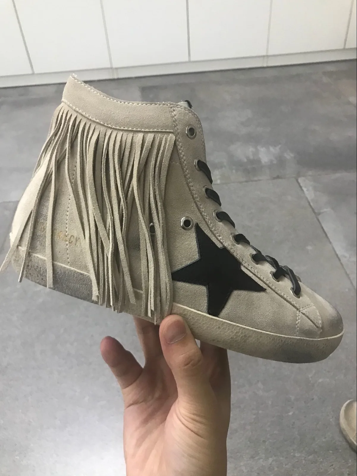 Golden Goose Francy Sneakers G32ws591.b25 Calf Suede Upper St — photo 2 of 7