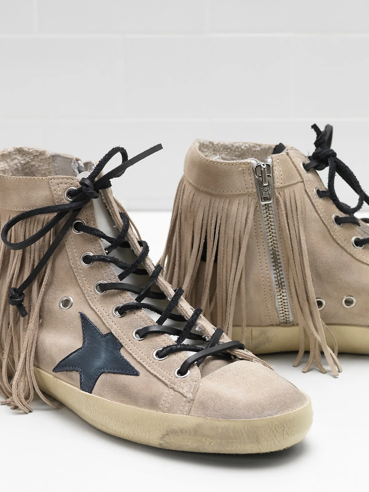 Golden Goose Francy Sneakers G32ws591.b25 Calf Suede Upper St — photo 4 of 7