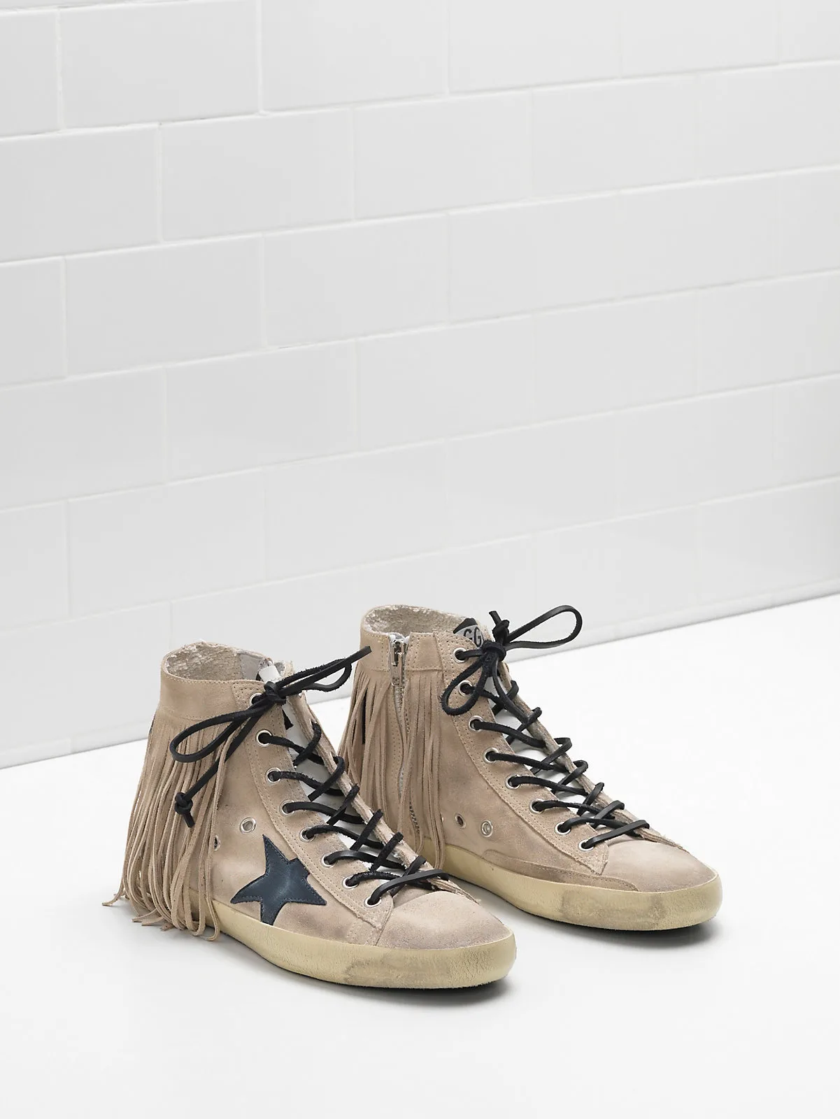 Golden Goose Francy Sneakers G32ws591.b25 Calf Suede Upper St — photo 6 of 7