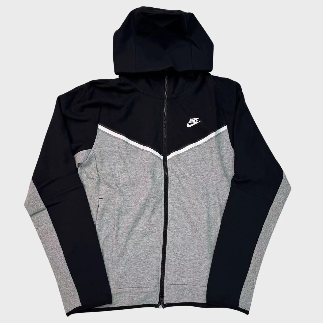 Nike Tech Fleece Full-zip Hoodie “Black Grey” — photo 1 of 9