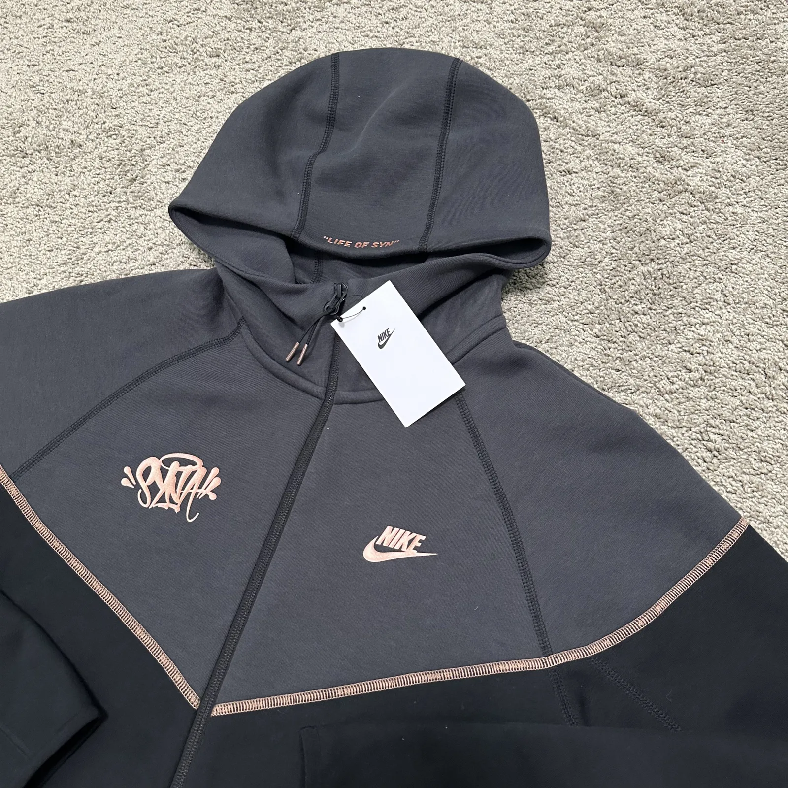 Nike Tech Fleece x Syna Set “Black” — photo 3 of 21