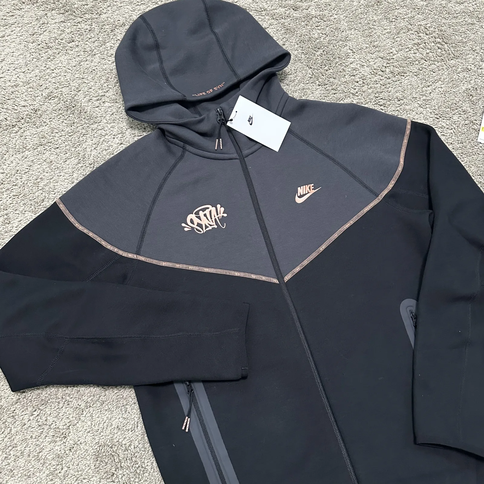 Nike Tech Fleece x Syna Set “Black” — photo 13 of 21