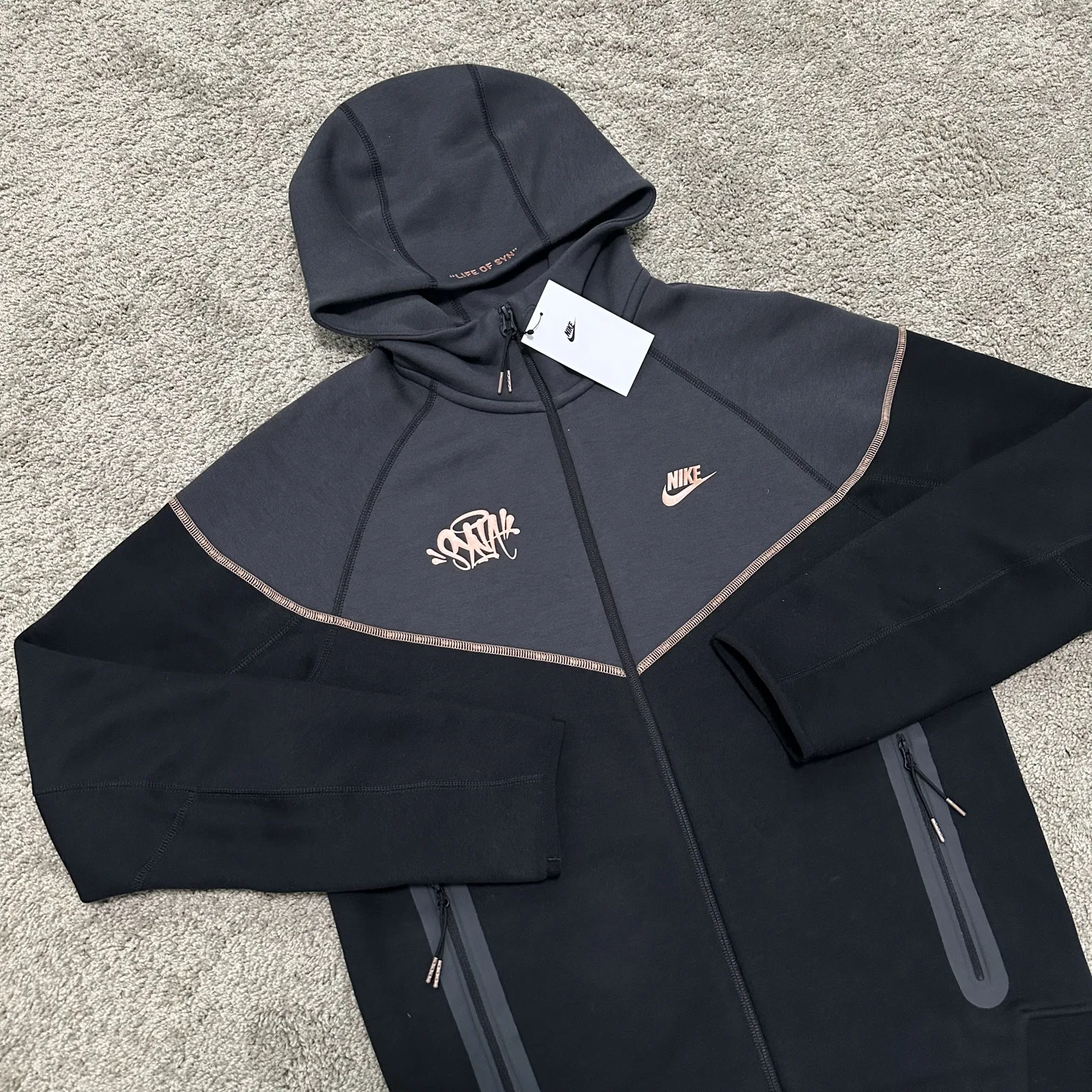 Nike Tech Fleece x Syna Set “Black” — photo 17 of 21