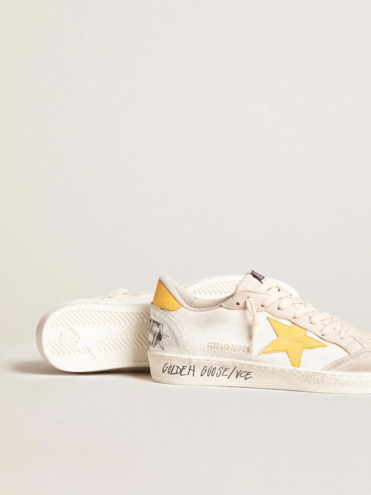 Golden Goose Ball Star LTD “White Yellow” — photo 2 of 4