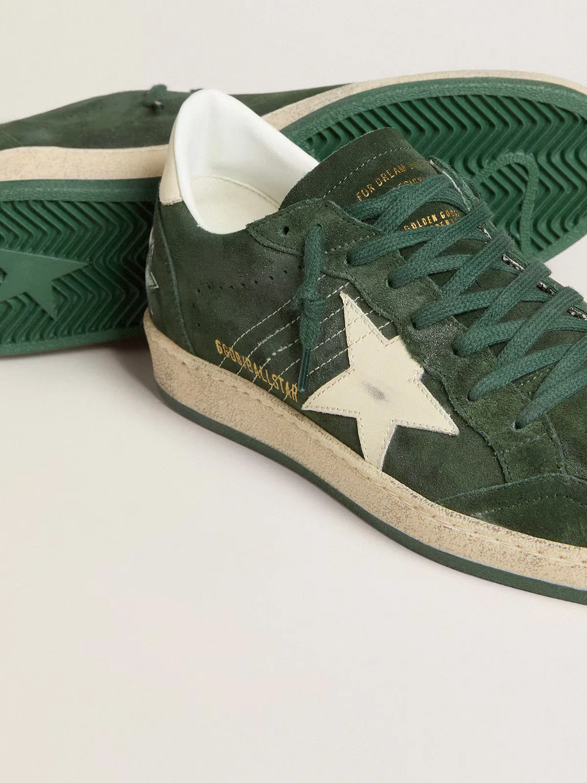 Golden Goose Ball Star “White Green” — photo 2 of 4