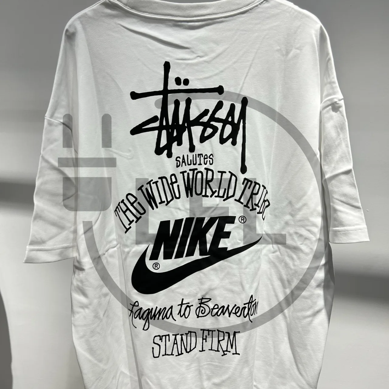 Nike x Stussy the Wide World Tribe T-shirt “White” — photo 9 of 10