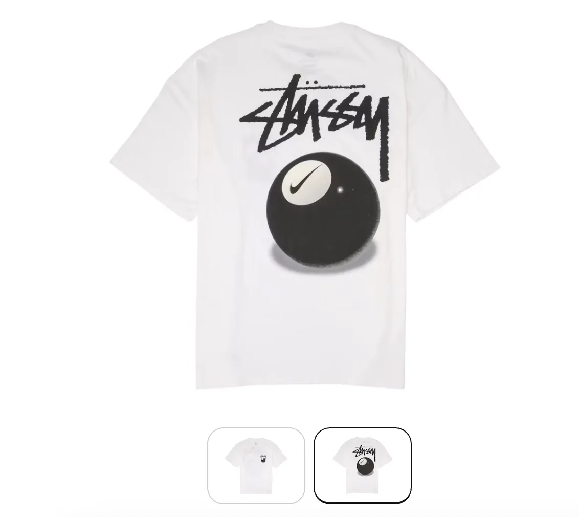 Nike x Stussy 8 Ball T-shirt “White” — photo 1 of 10
