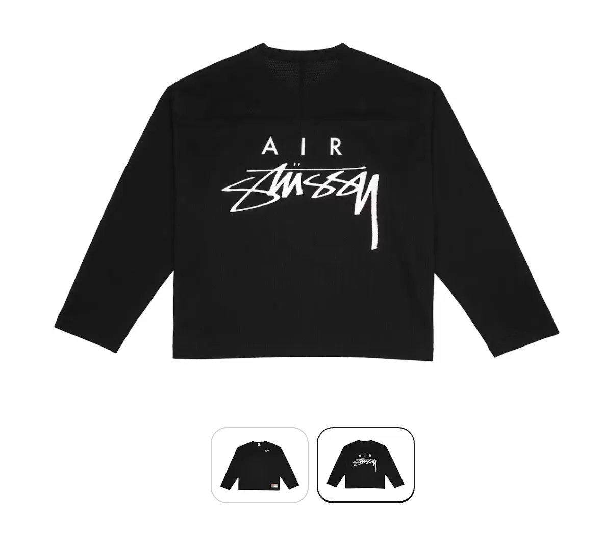 Stussy x Nike Dri-fit Mesh Jersey “Black” — photo 1 of 12