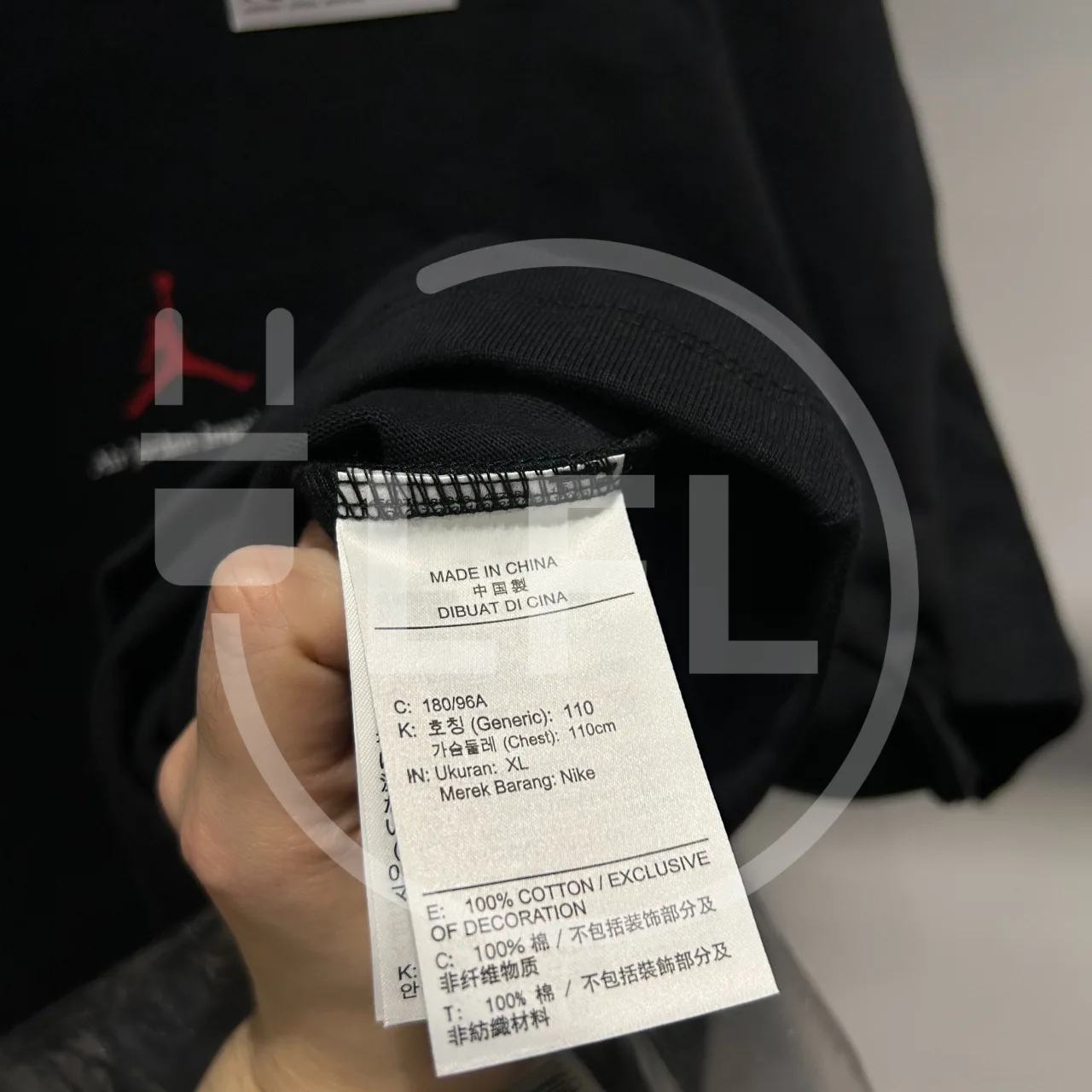 Nike Jordan x Nigel Sylvester Brick Tee “Black” — photo 8 of 9