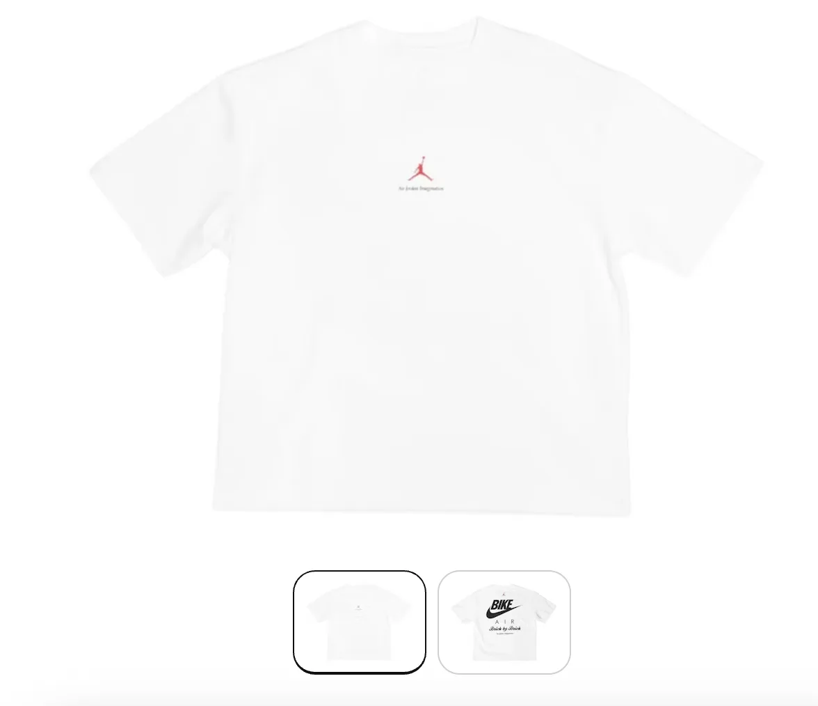 Nike Jordan x Nigel Sylvester Brick Tee “White” — photo 1 of 9