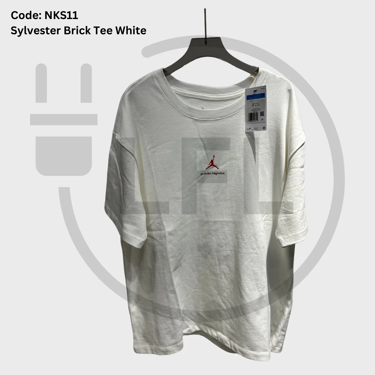 Nike Jordan x Nigel Sylvester Brick Tee “White” — photo 2 of 9