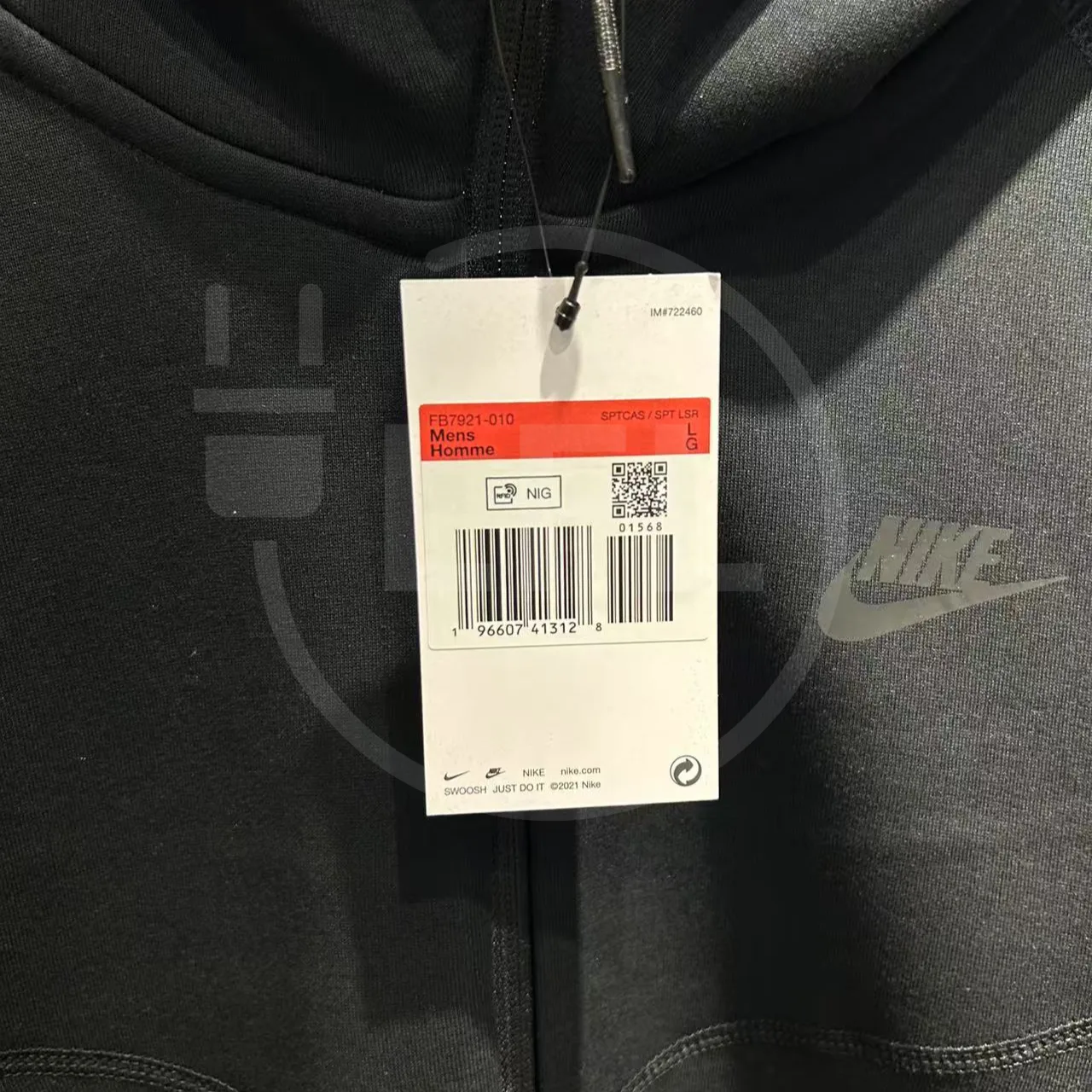 Nike Tech Fleece Full-zip Hoodie & Joggers Set “Black” — photo 9 of 15