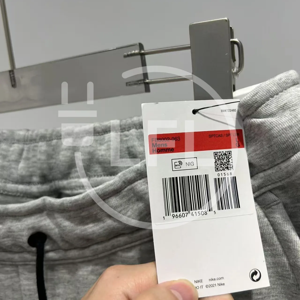 Nike Tech Fleece Full-zip Hoodie & Joggers Set “Heather Grey” — photo 3 of 10