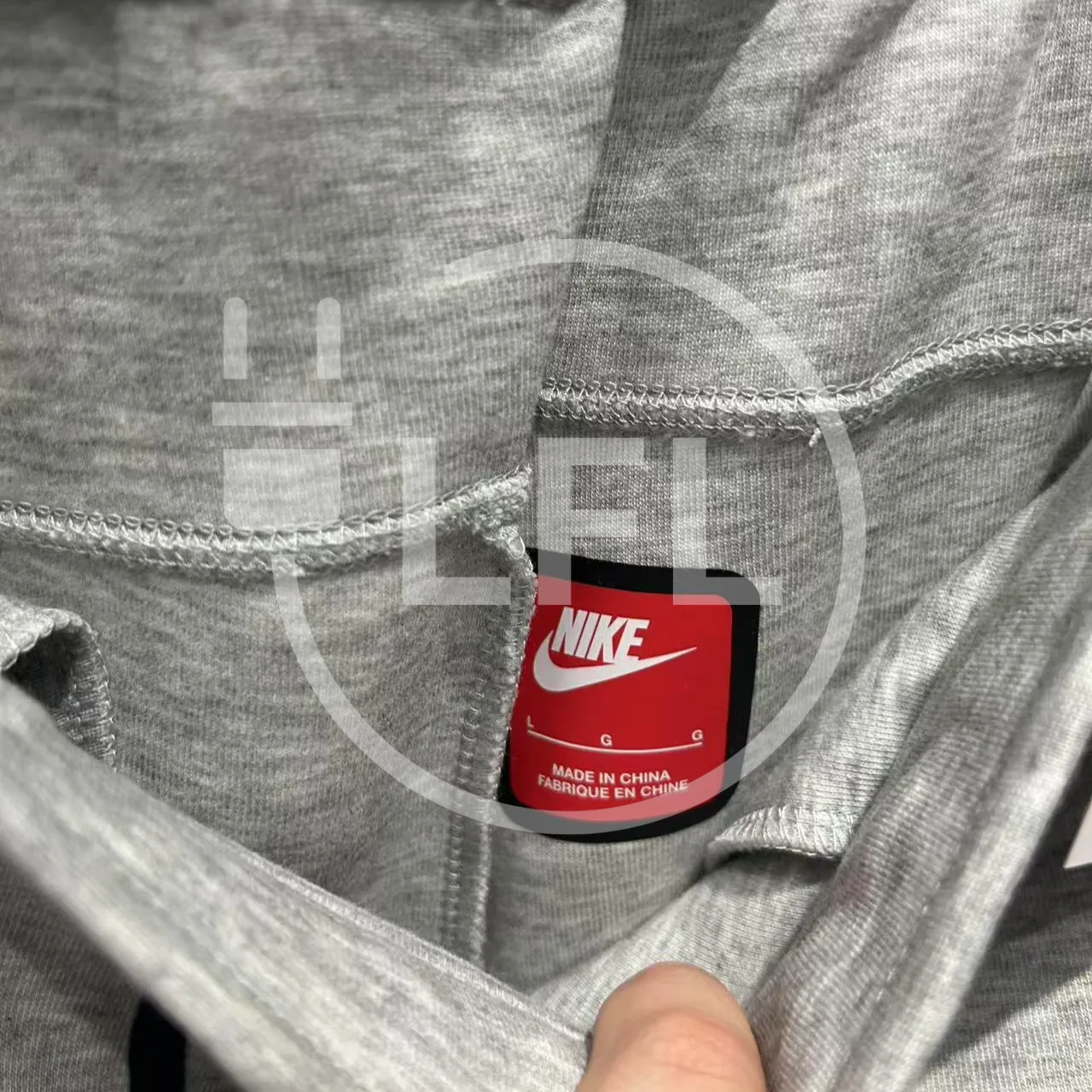 Nike Tech Fleece Full-zip Hoodie & Joggers Set “Heather Grey” — photo 4 of 10