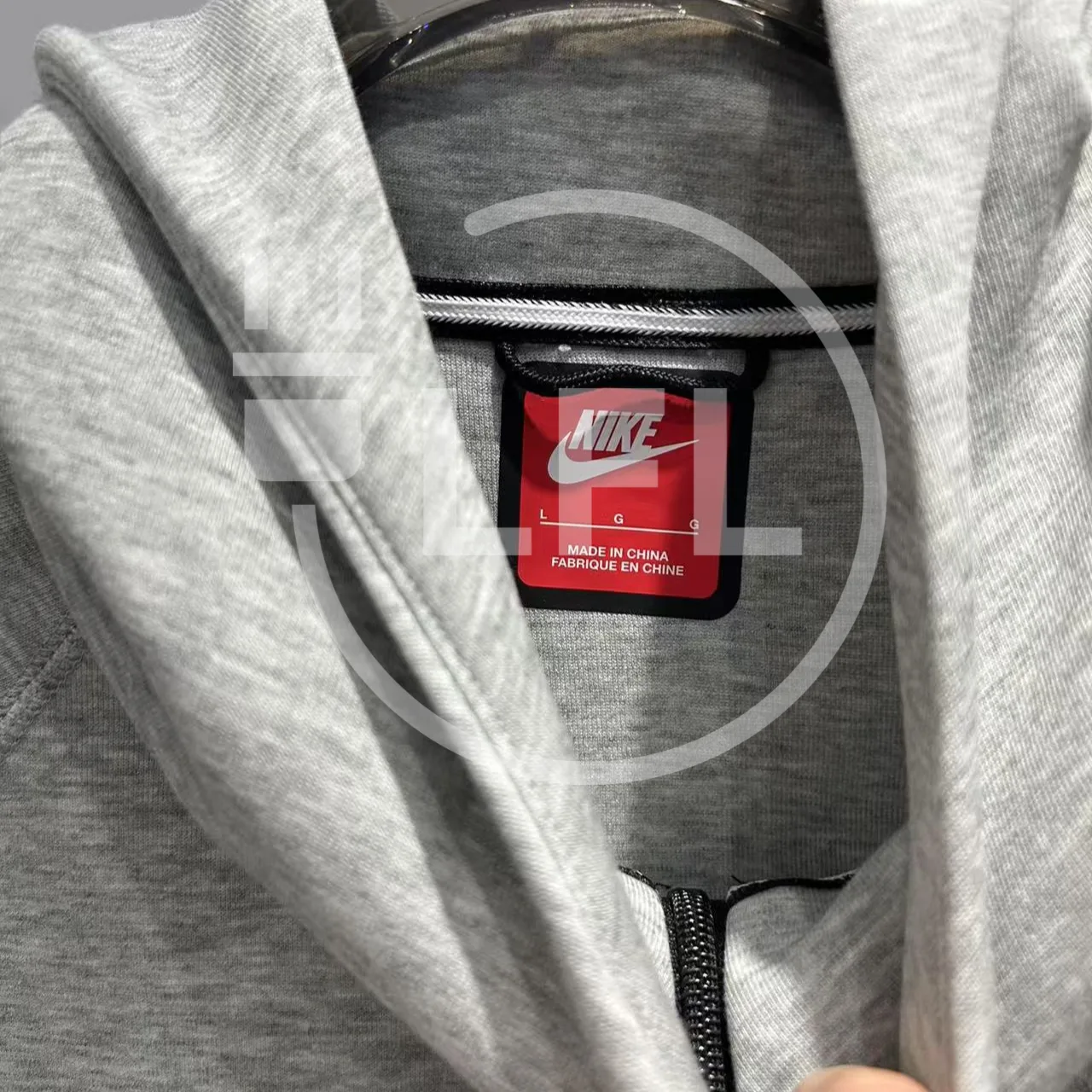 Nike Tech Fleece Full-zip Hoodie & Joggers Set “Heather Grey” — photo 8 of 10