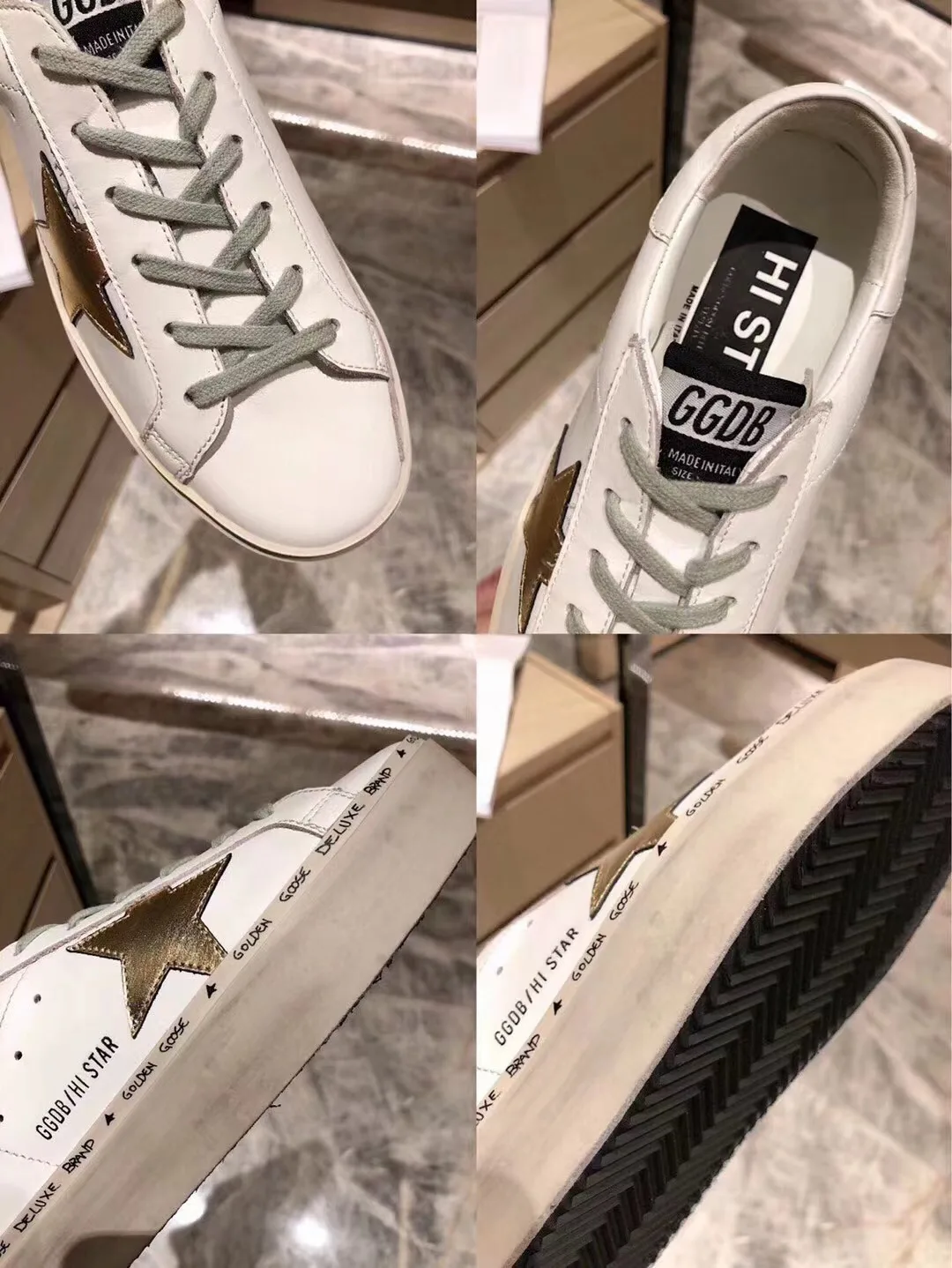 Golden Goose HI Star Sneakers G33ws945.a7 Upper — photo 1 of 8