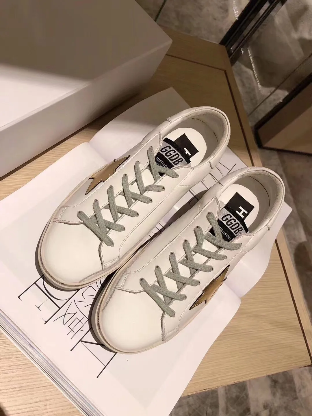 Golden Goose HI Star Sneakers G33ws945.a7 Upper — photo 4 of 8