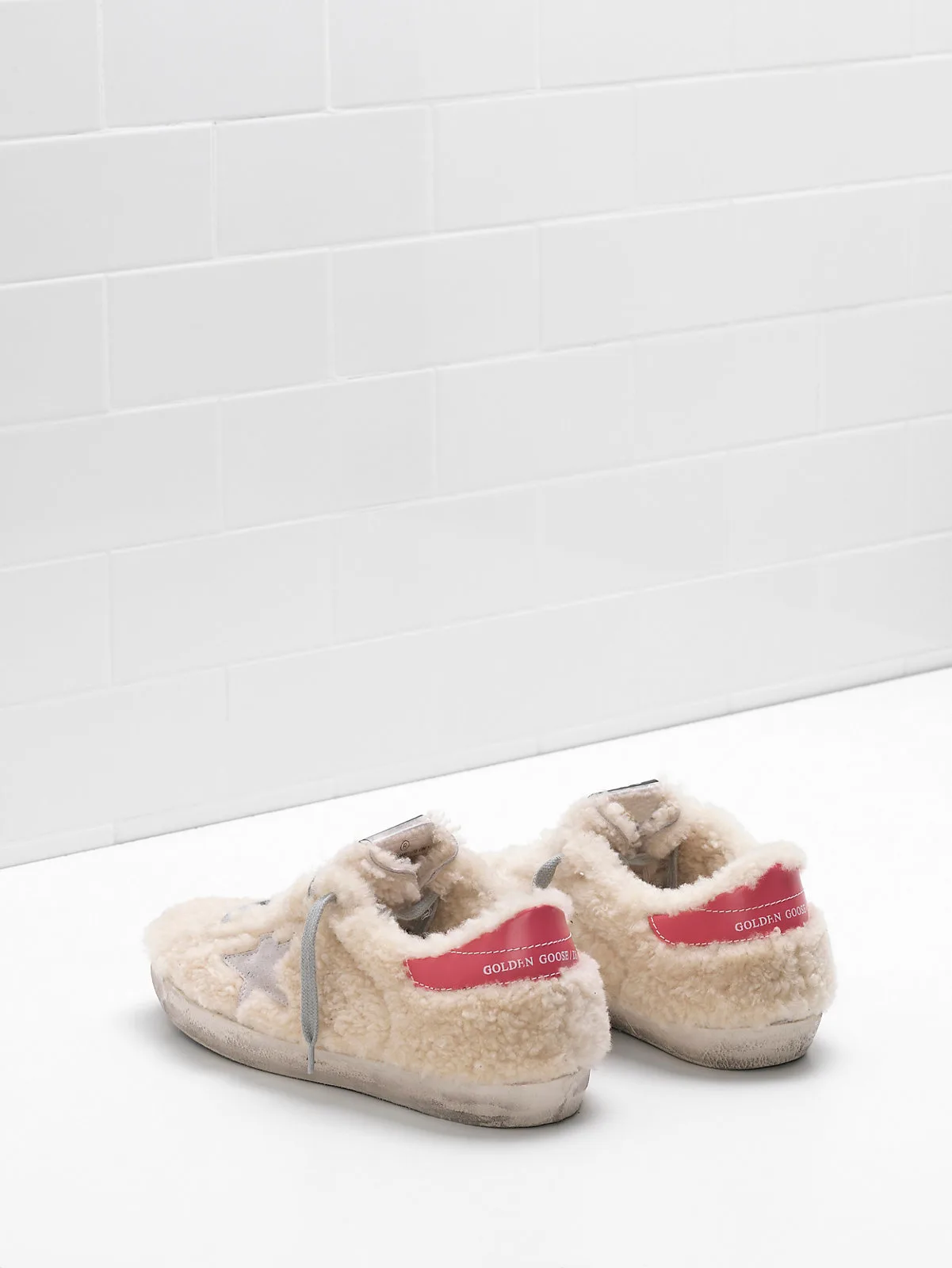 Golden Goose Superstar Sneakers G33ws590.l73 Shearling Upper — photo 2 of 4