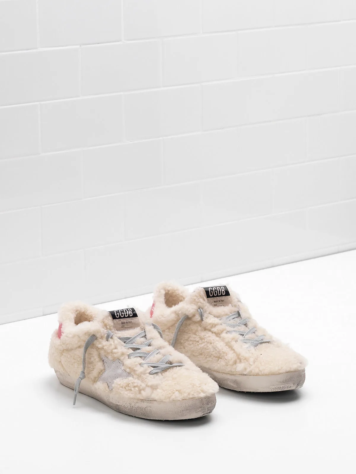 Golden Goose Superstar Sneakers G33ws590.l73 Shearling Upper — photo 3 of 4