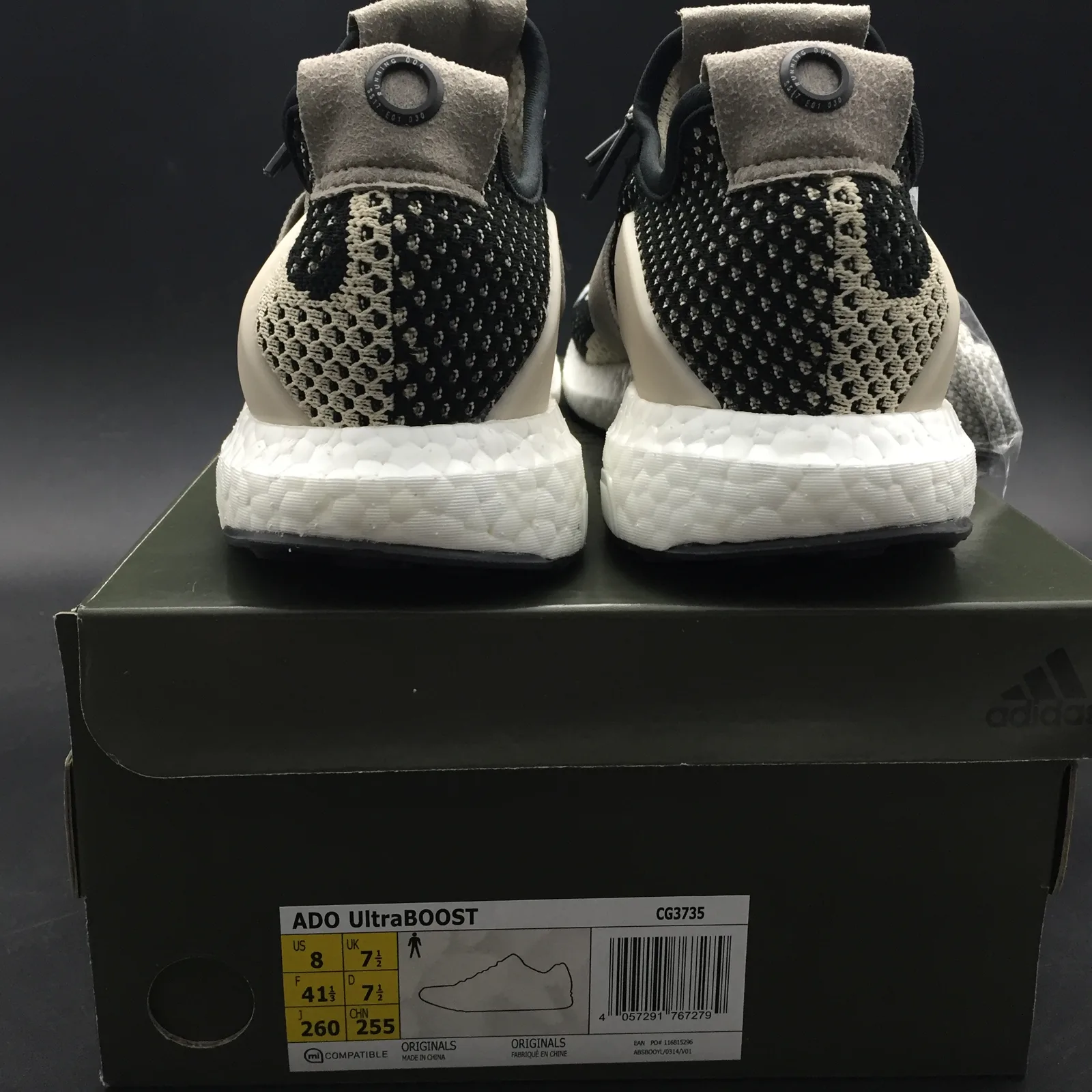 Adidas Day One ADO Ultra Boost ZG “Black Grey” — photo 14 of 16