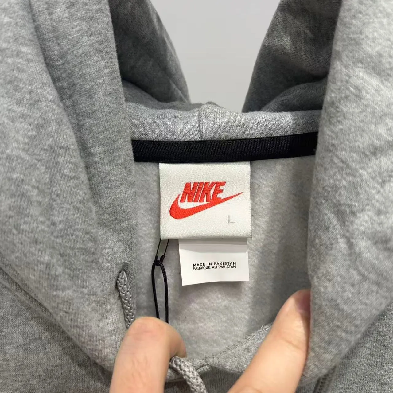 Nike x Stussy Grey Hoodie “Heather Grey” — photo 3 of 7