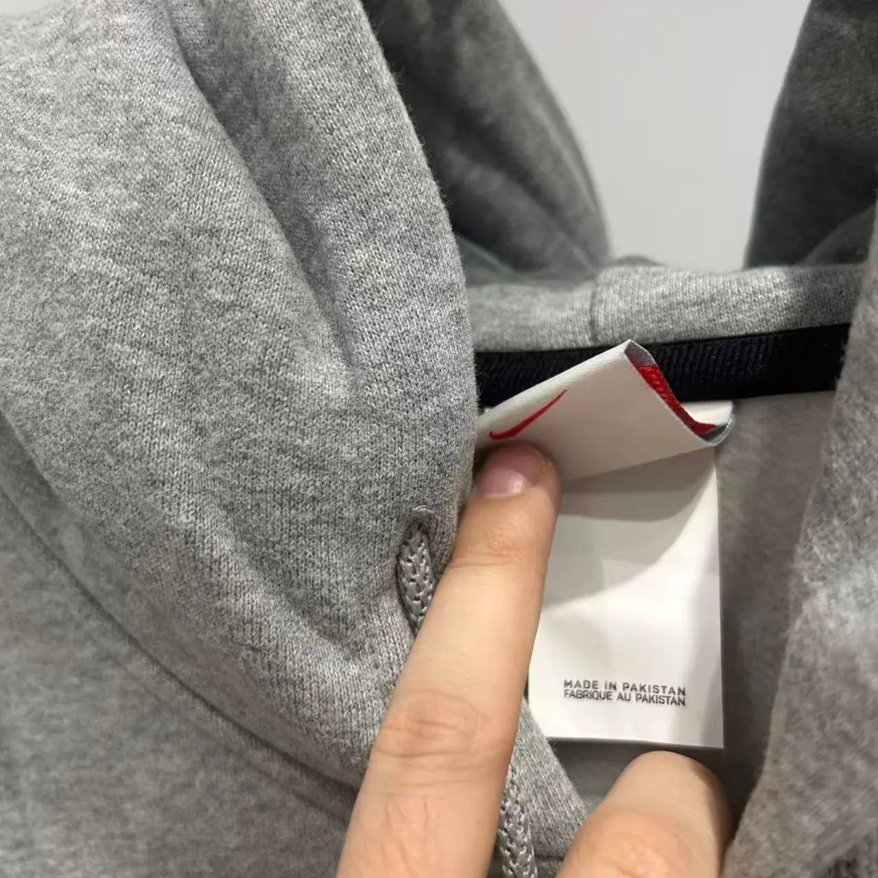 Nike x Stussy Grey Hoodie “Heather Grey” — photo 6 of 7
