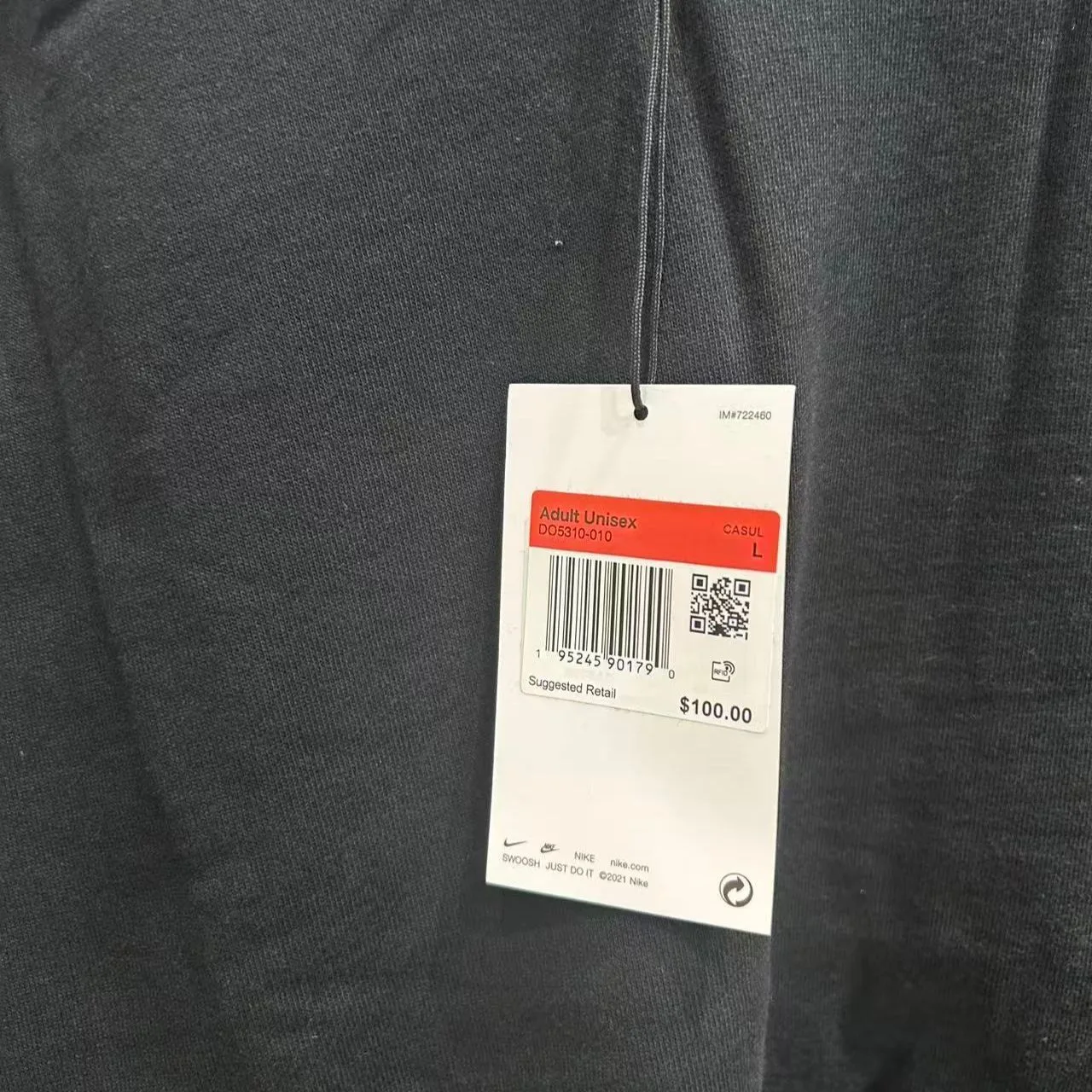 Nike x Stussy Wash Crew Fleece “Black” — photo 5 of 5