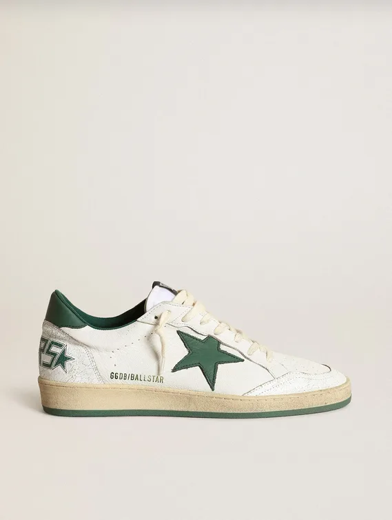 Golden Goose Ball Star “White Green” — photo 1 of 4
