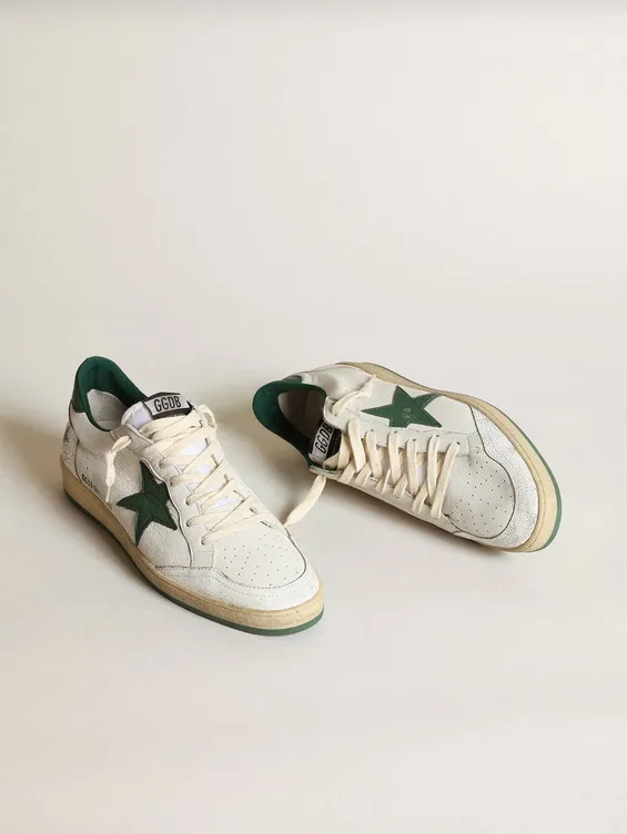 Golden Goose Ball Star “White Green” — photo 4 of 4