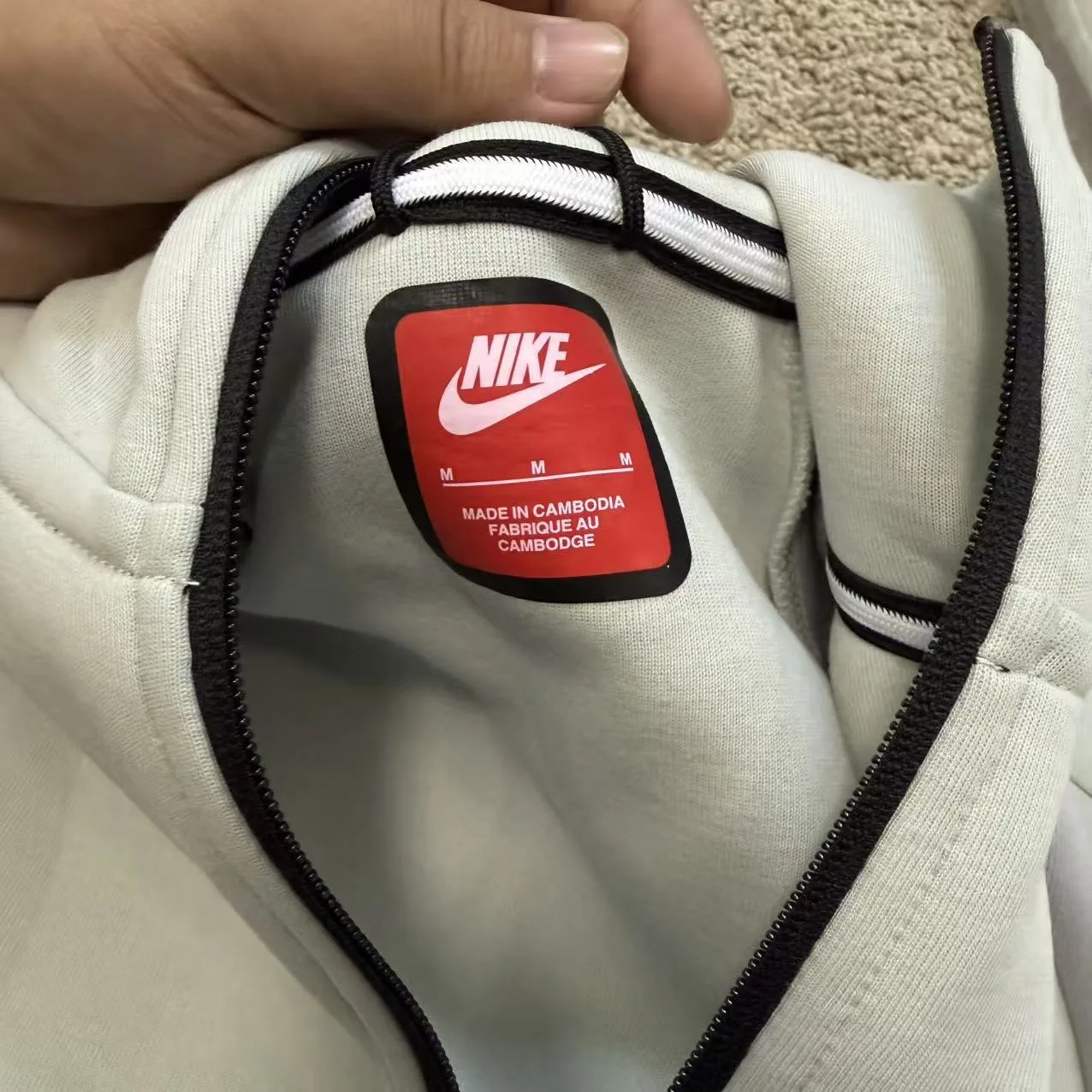 Nike Tech Fleece Suit “Light Bone Grey” — photo 2 of 16