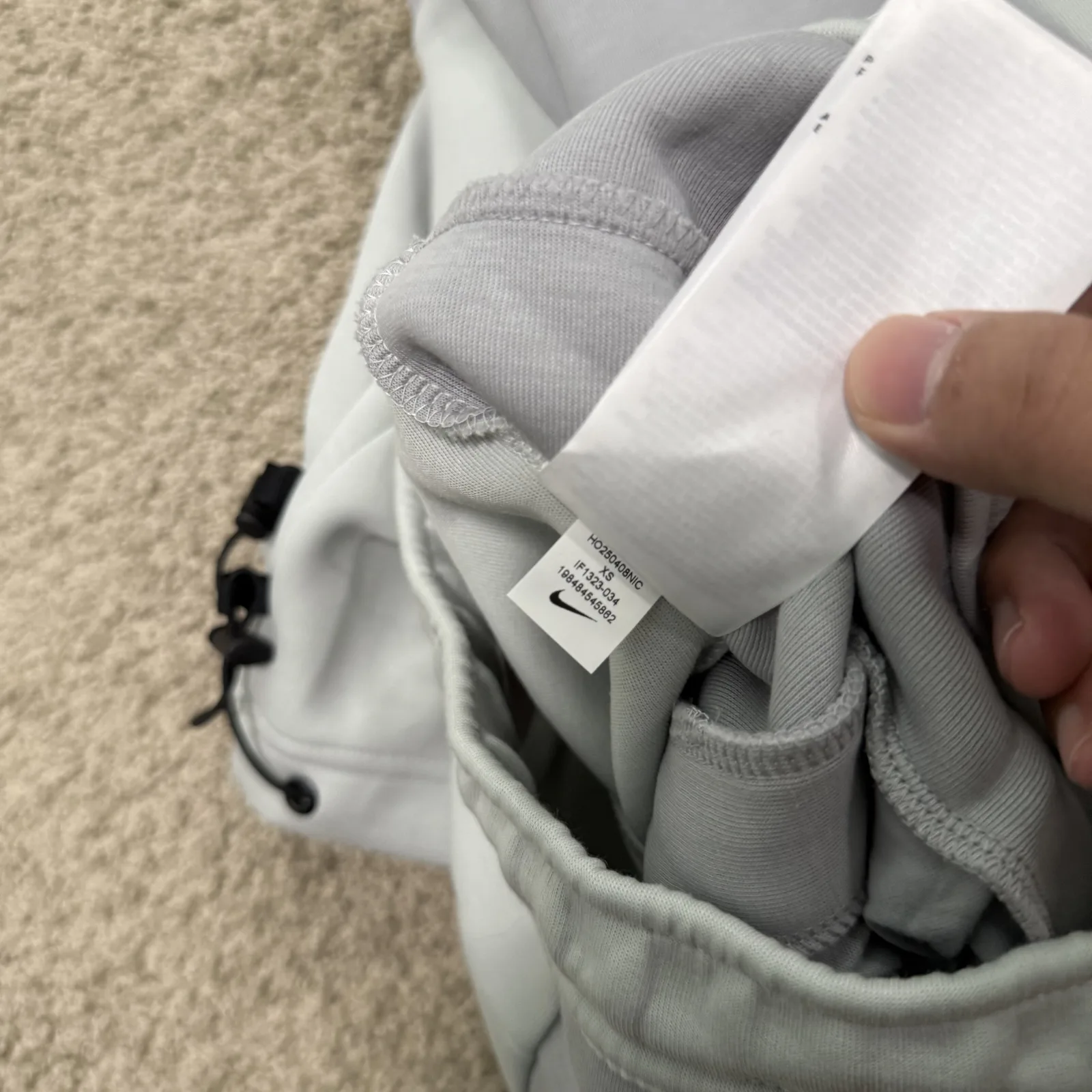 Nike Tech Fleece Suit “Light Bone Grey” — photo 9 of 16