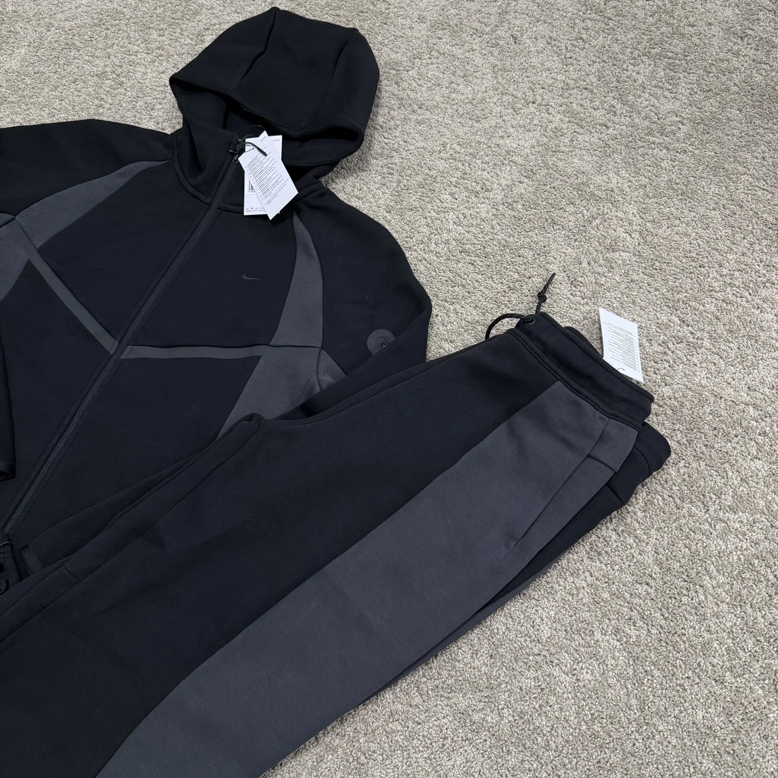 Nike Tech Fleece Suit “Black Grey” — photo 11 of 20