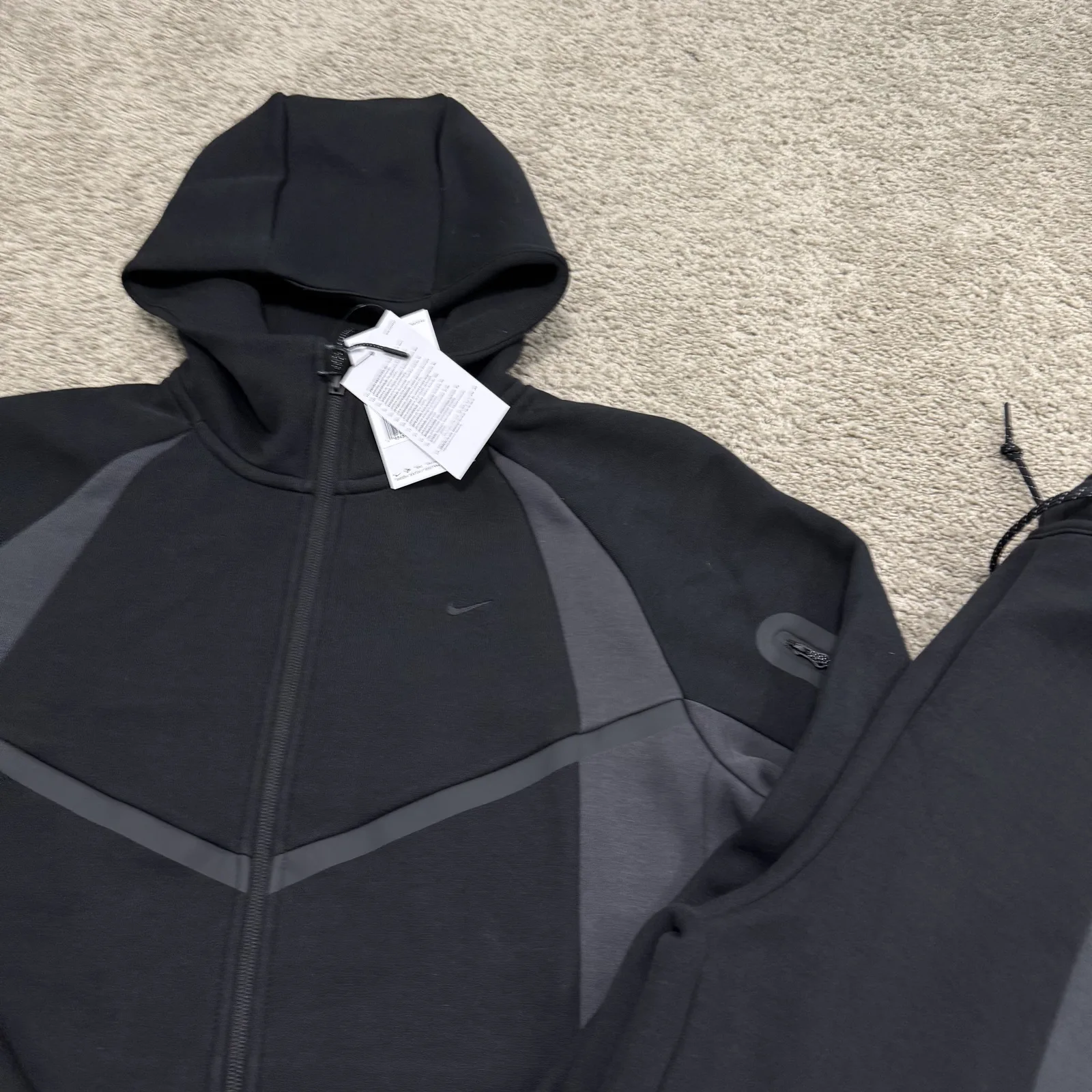 Nike Tech Fleece Suit “Black Grey” — photo 13 of 20