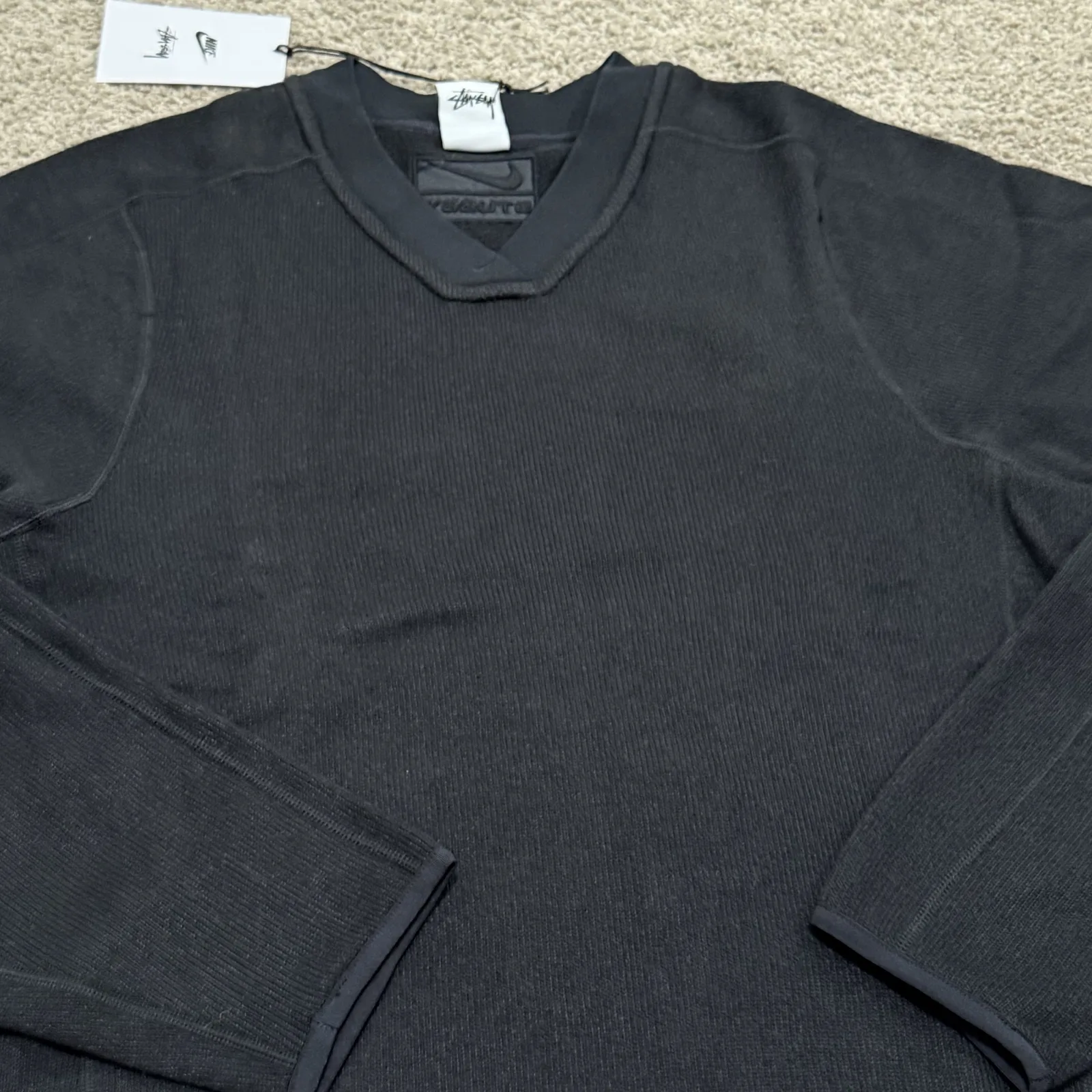 Stussy x Nike Thermal Long Sleeve “Black” — photo 6 of 13