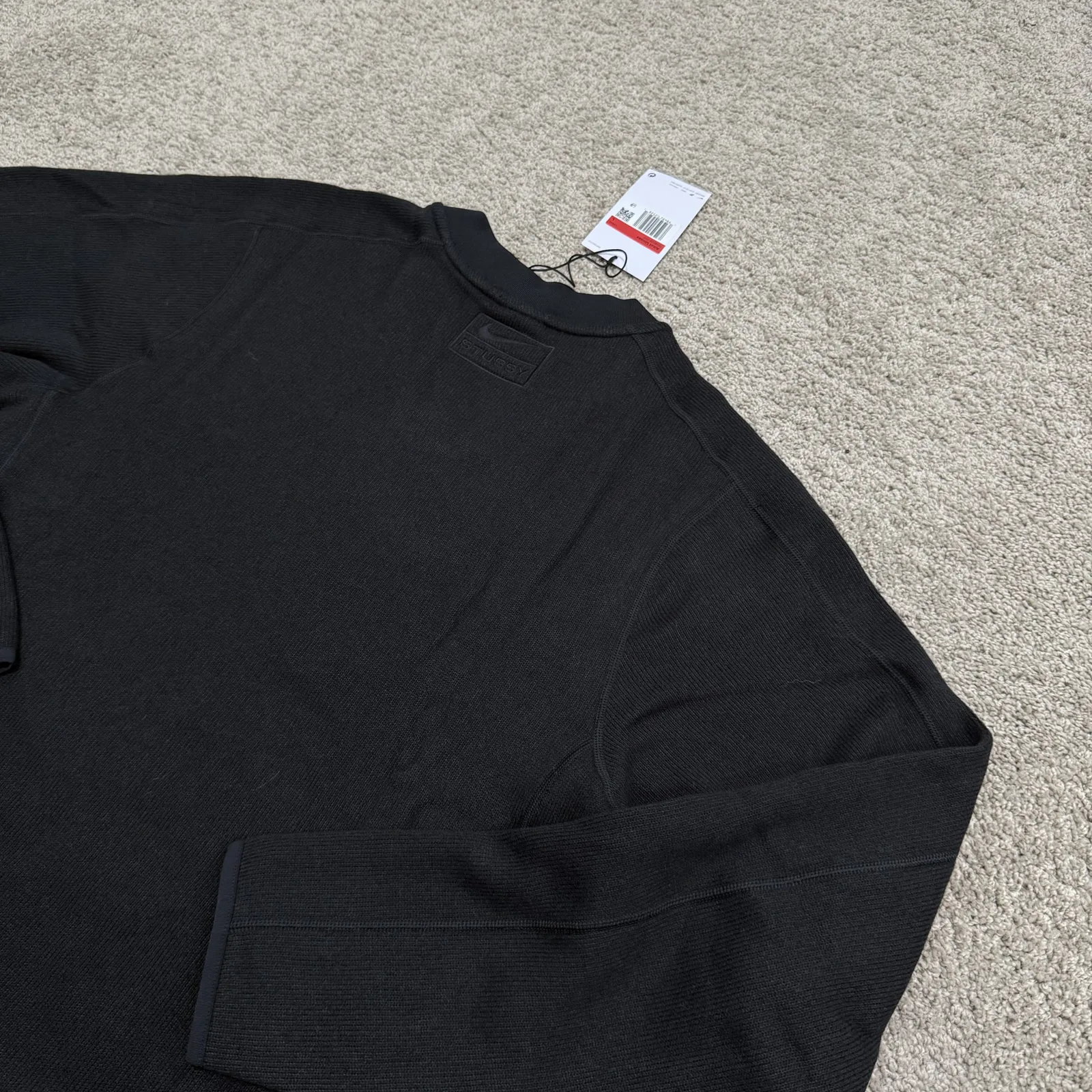 Stussy x Nike Thermal Long Sleeve “Black” — photo 12 of 13