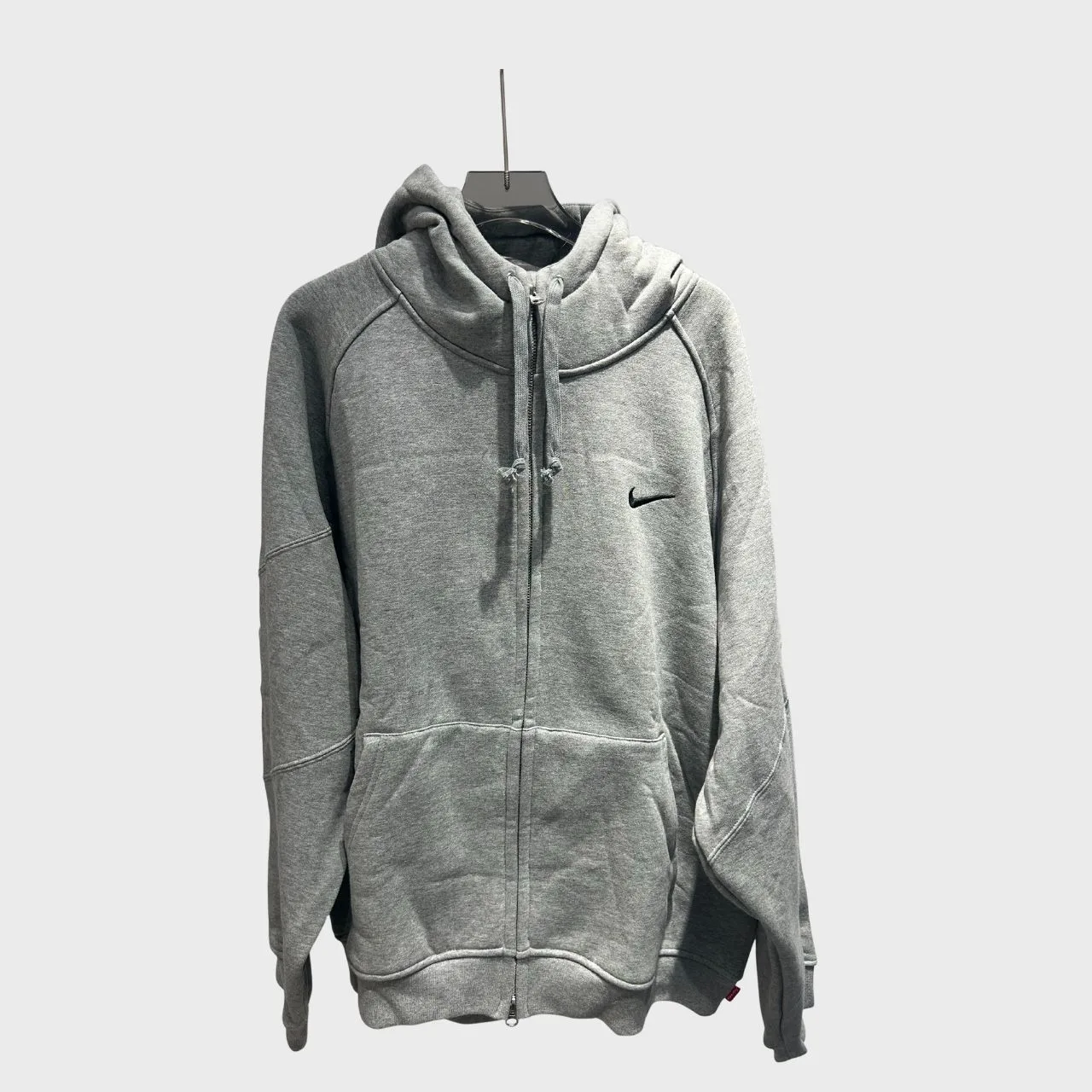Supreme Nike Zip Up Hooded Sweatshirt “Heather Grey” — photo 1 of 9