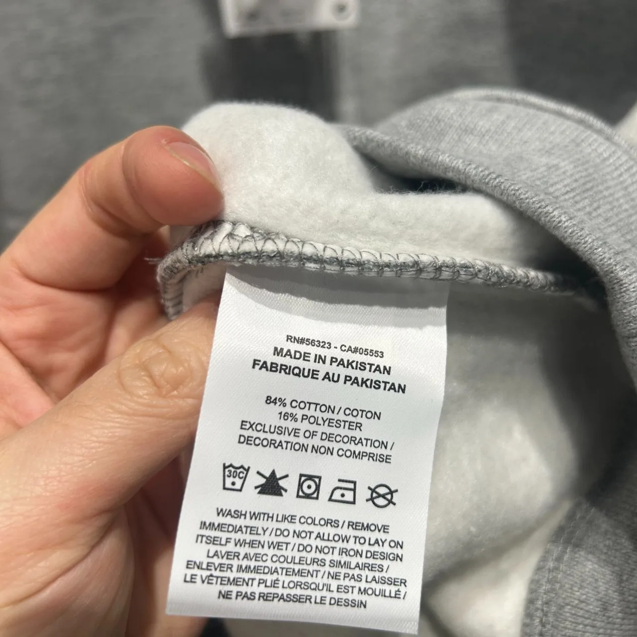 Supreme Nike Zip Up Hooded Sweatshirt “Heather Grey” — photo 8 of 9