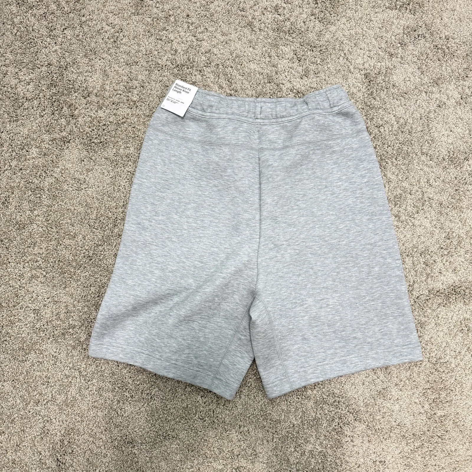 Nike Tech Fleece Shorts “Heather Grey” — photo 8 of 9