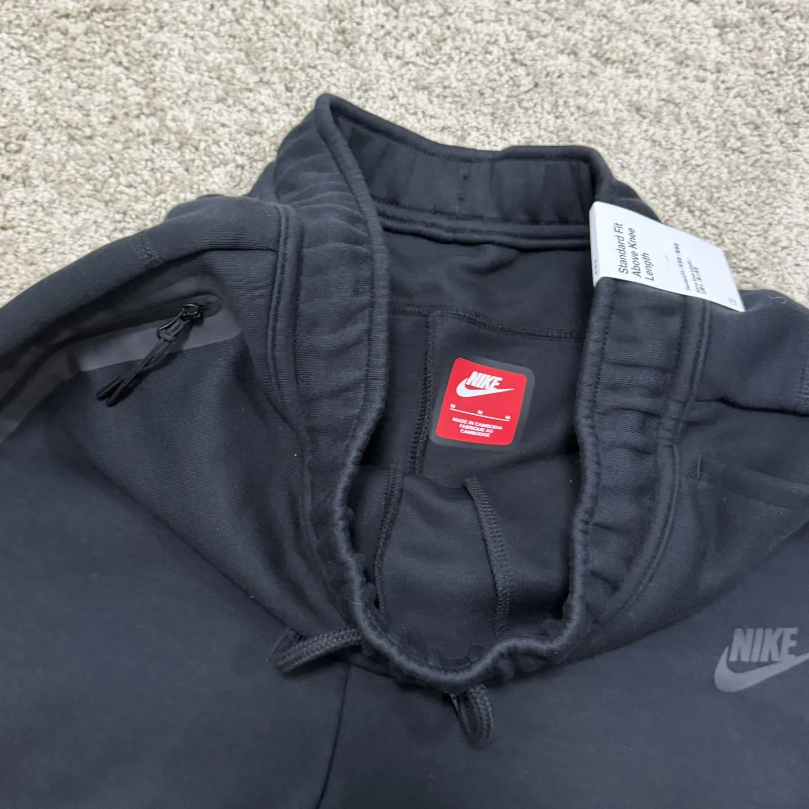 Nike Tech Fleece Shorts “Black” — photo 4 of 8
