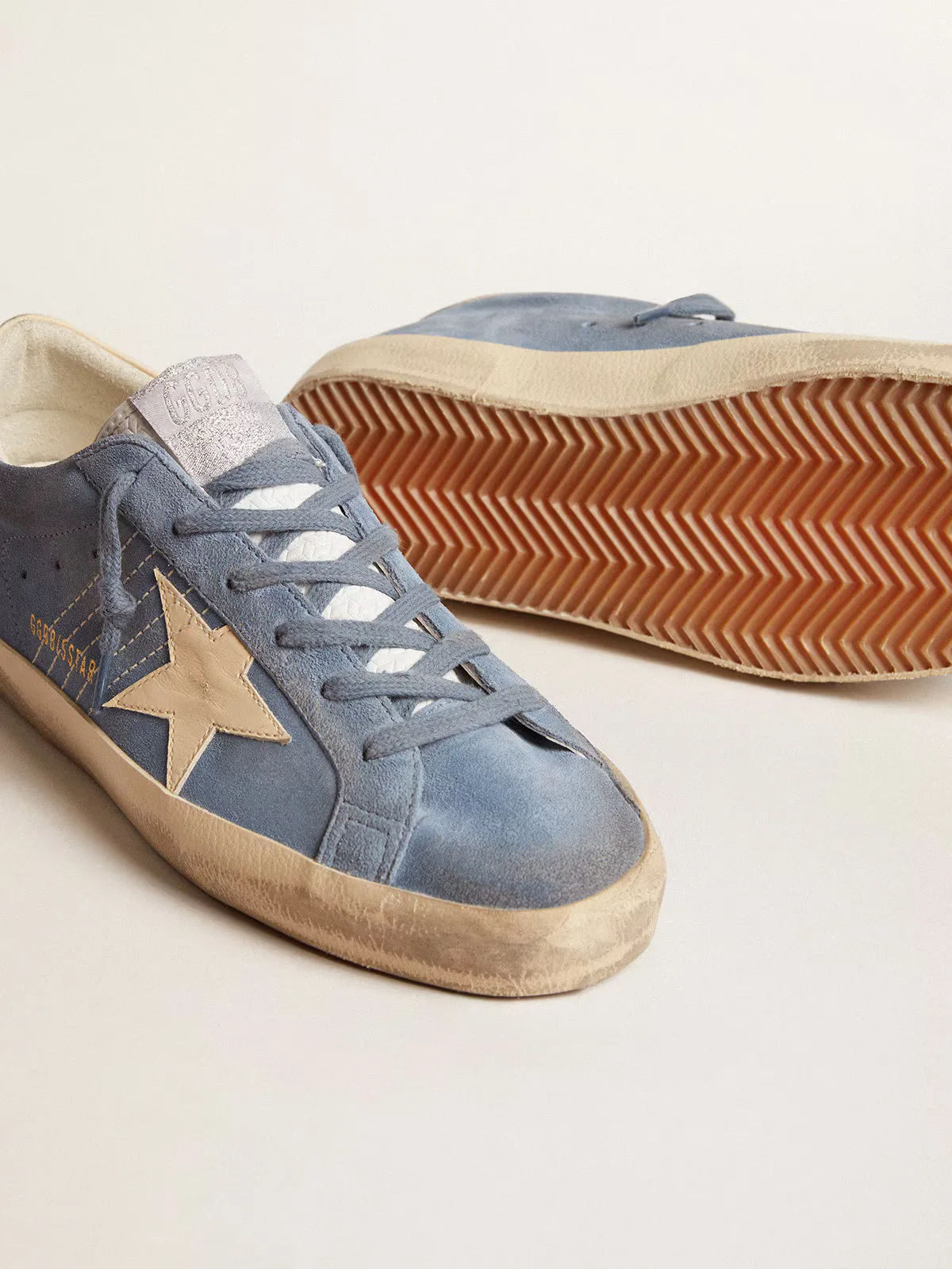 Golden Goose Super-star “Light Blue Blue” — photo 1 of 4