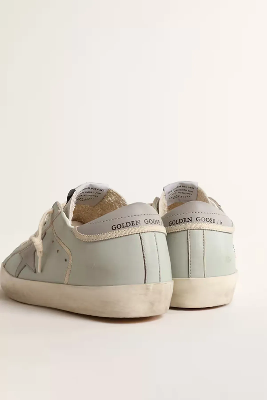 Golden Goose Baby-blue Nappa Super-star “Grey Blue” — photo 3 of 4