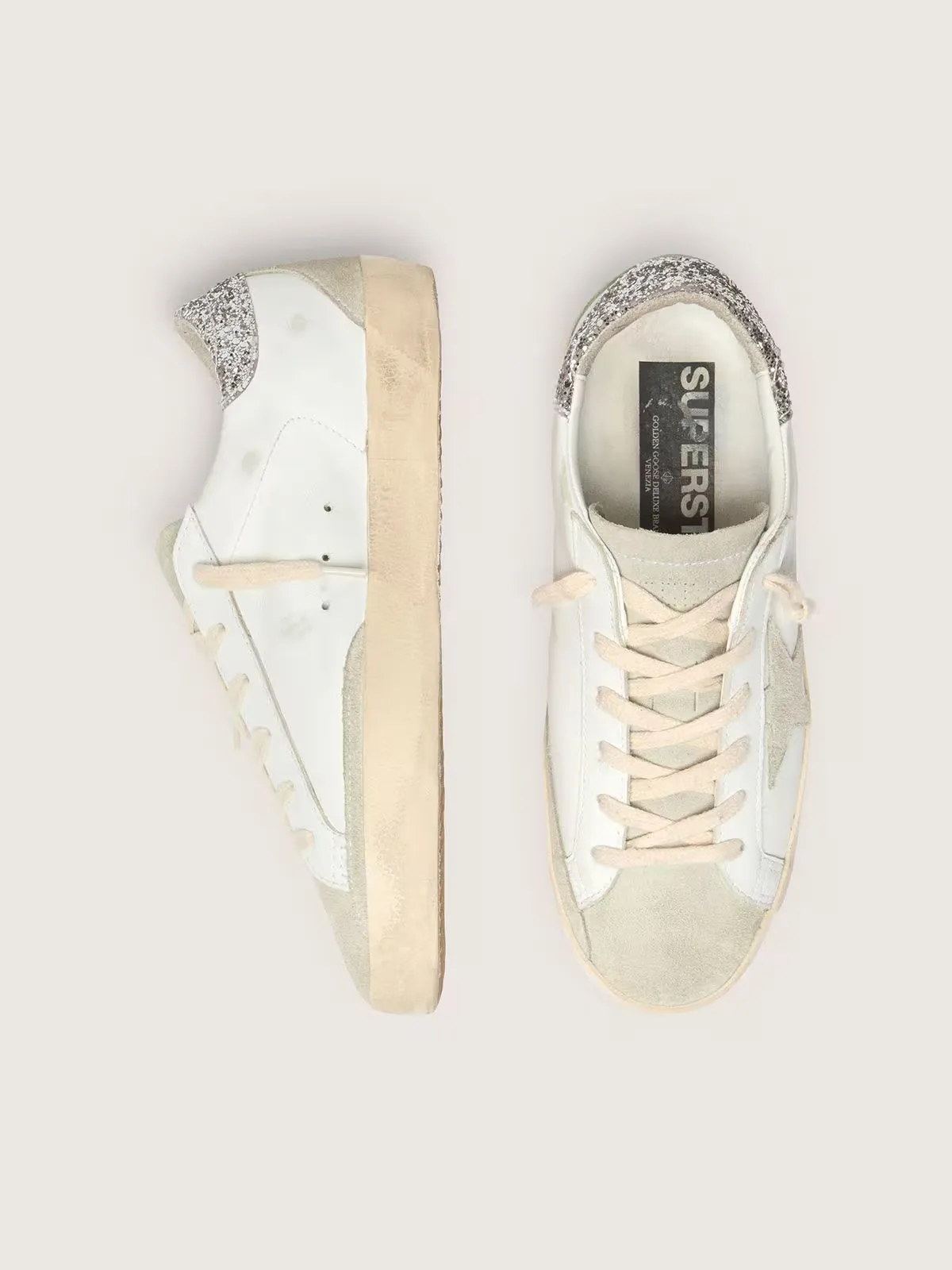 Golden Goose Super-star “Grey Silver” — photo 3 of 4