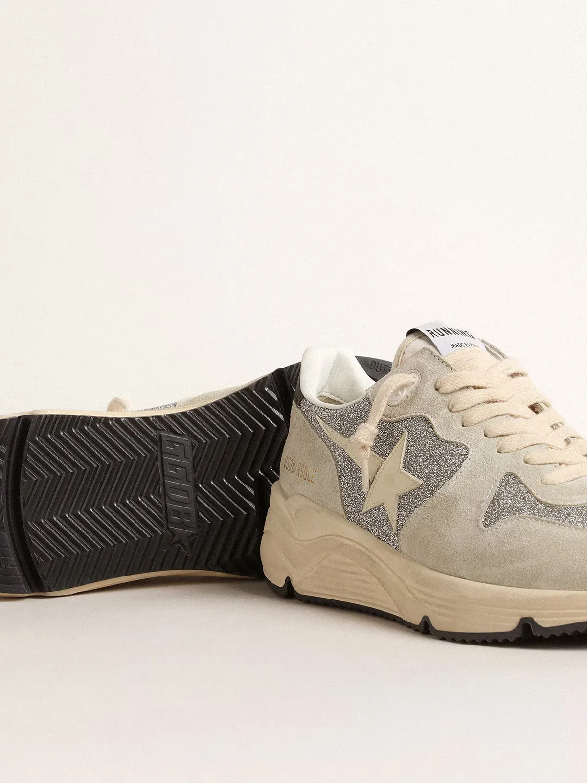 Golden Goose Running Sole Donna Impreziosita Da Cristalli Swa — photo 2 of 4