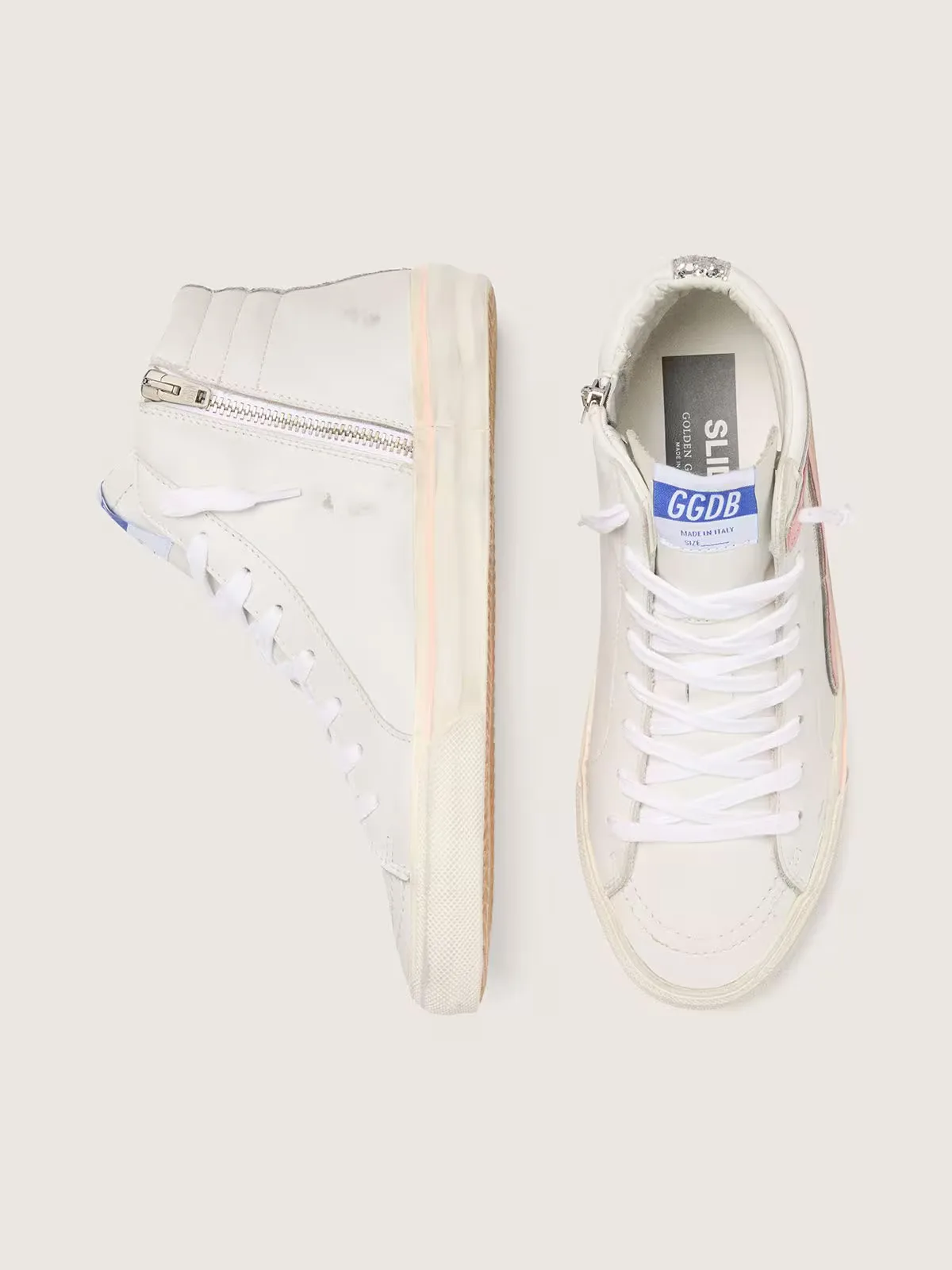 Golden Goose Slide Donna “White Silver” — photo 4 of 4