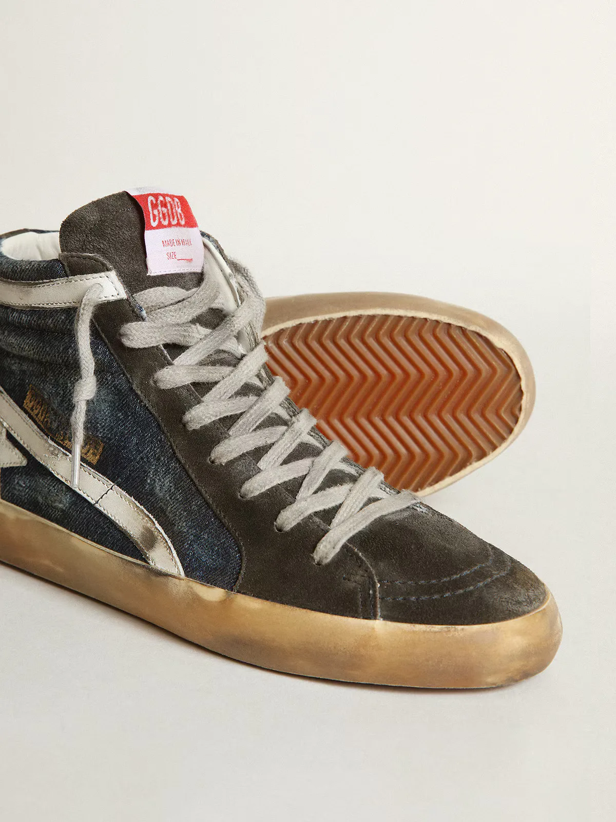 Golden Goose Slide “White Blue” — photo 3 of 4